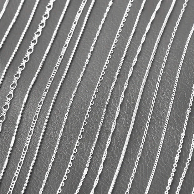 20pcs/PACK Mixed Multi Styles Collections Silvery